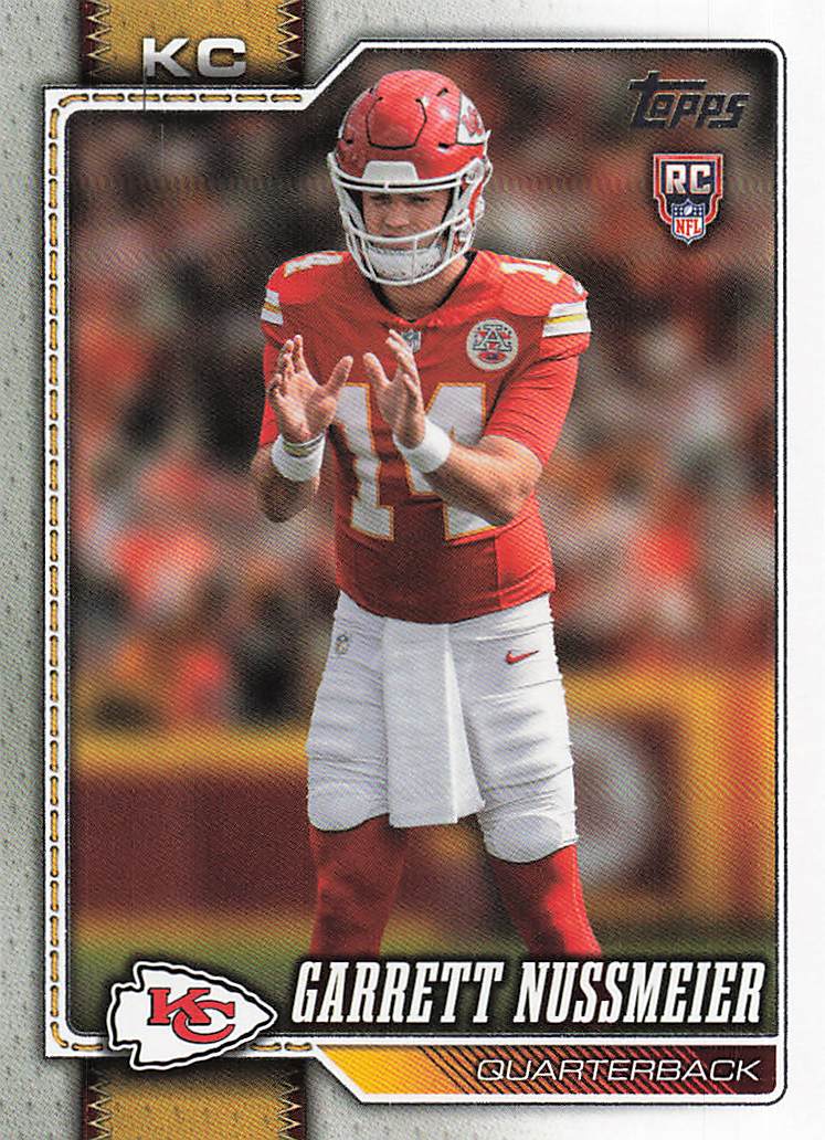 2026 Topps Flagship Football Garrett Nussmeier #303 RC