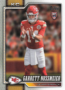 2026 Topps Flagship Football Garrett Nussmeier #303 RC