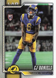 2026 Topps Flagship Football CJ Daniels #391 RC