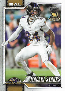 2026 Topps Flagship Football Malaki Starks #207