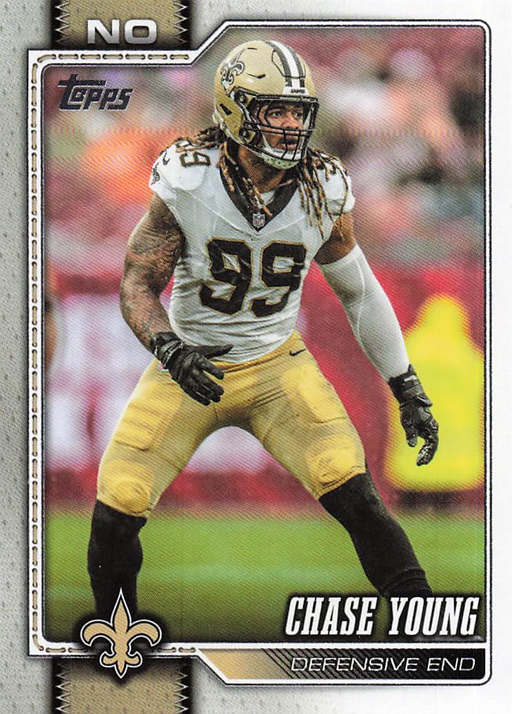 2026 Topps Flagship Football Chase Young #244