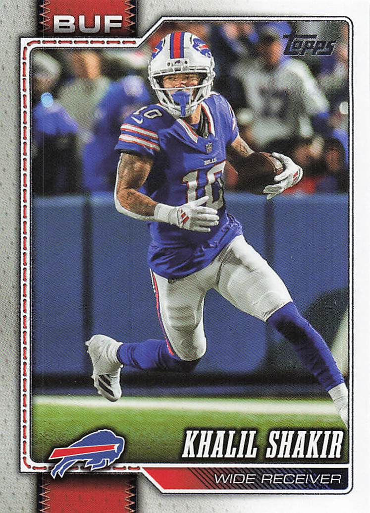 2026 Topps Flagship Football Khalil Shakir #21