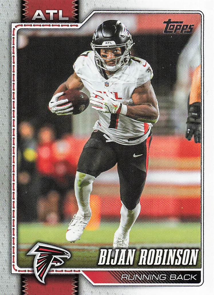 2026 Topps Flagship Football Bijan Robinson #12