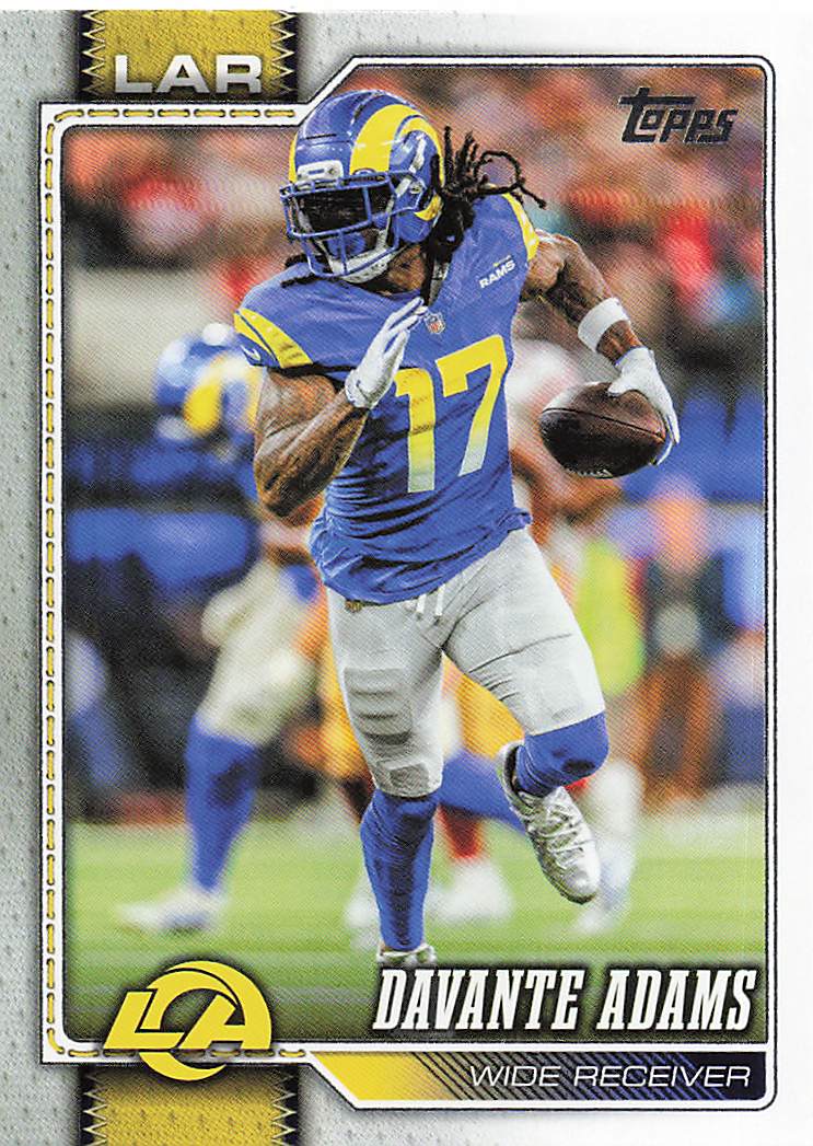 2026 Topps Flagship Football Davante Adams #117