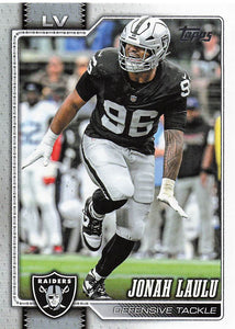 2026 Topps Flagship Football Jonah Laulu #235