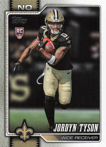 2026 Topps Flagship Football Jordyn Tyson #320 RC