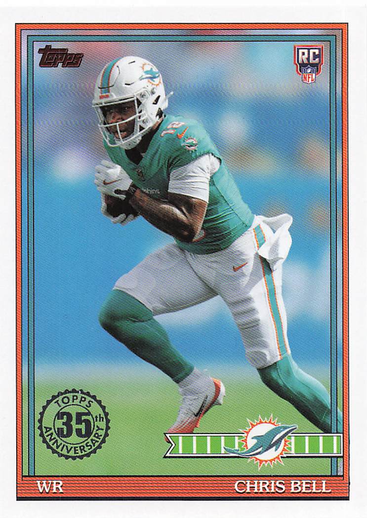 2026 Topps Flagship Football 1991 Topps Football Rookies Chris Bell #91TR-24