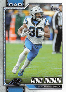 2026 Topps Flagship Football Chuba Hubbard #28