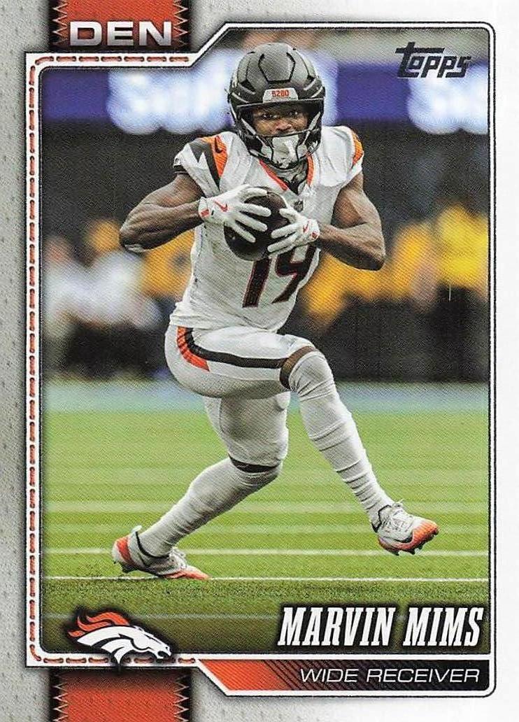 2026 Topps Flagship Football Marvin Mims #63