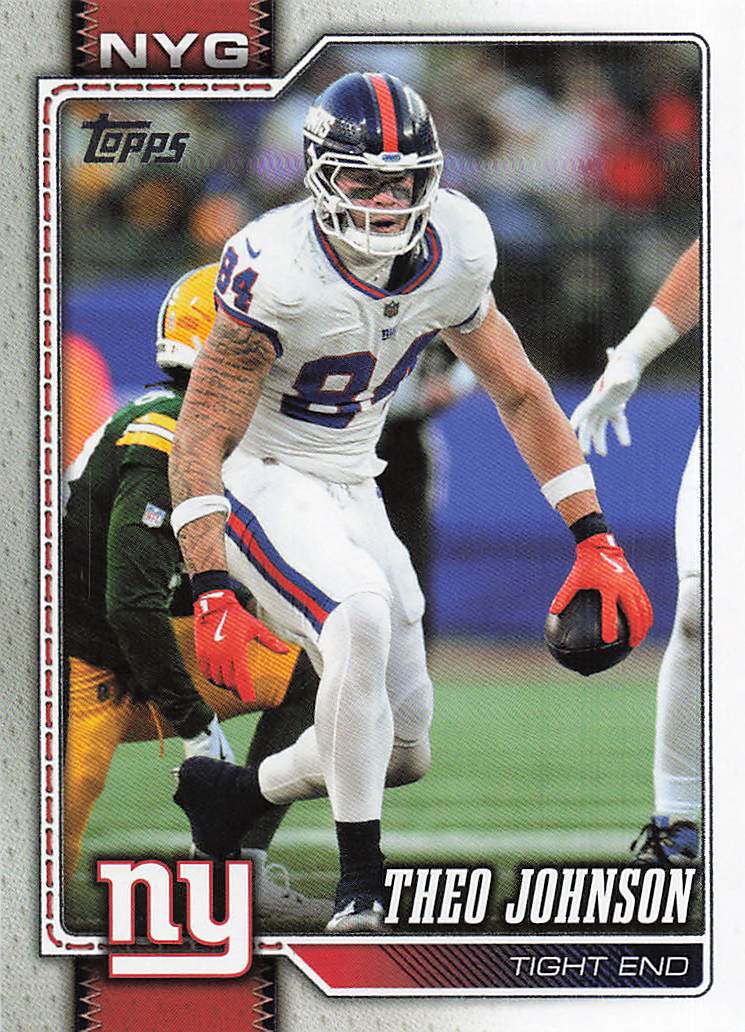 2026 Topps Flagship Football Theo Johnson #151