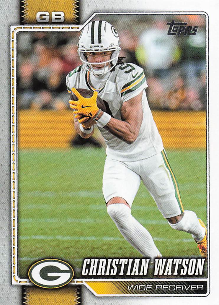 2026 Topps Flagship Football Christian Watson #75