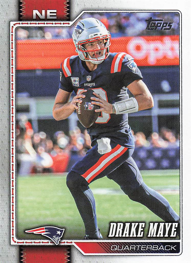 2026 Topps Flagship Football Drake Maye #136