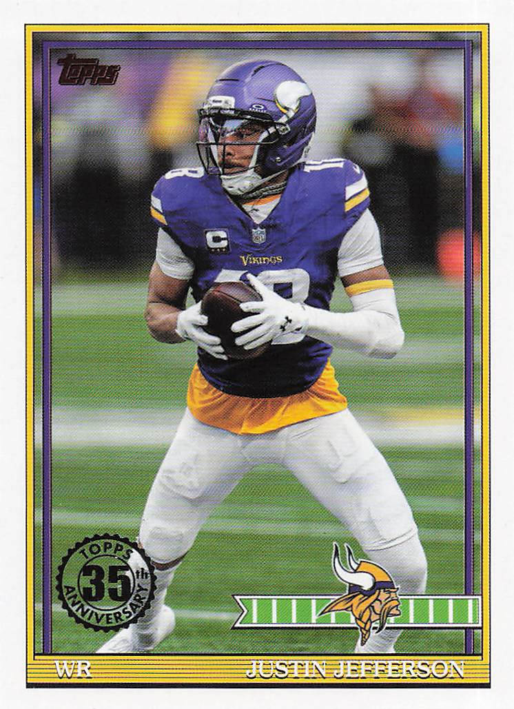 2026 Topps Flagship Football 1991 Topps Football Justin Jefferson #91TF-38
