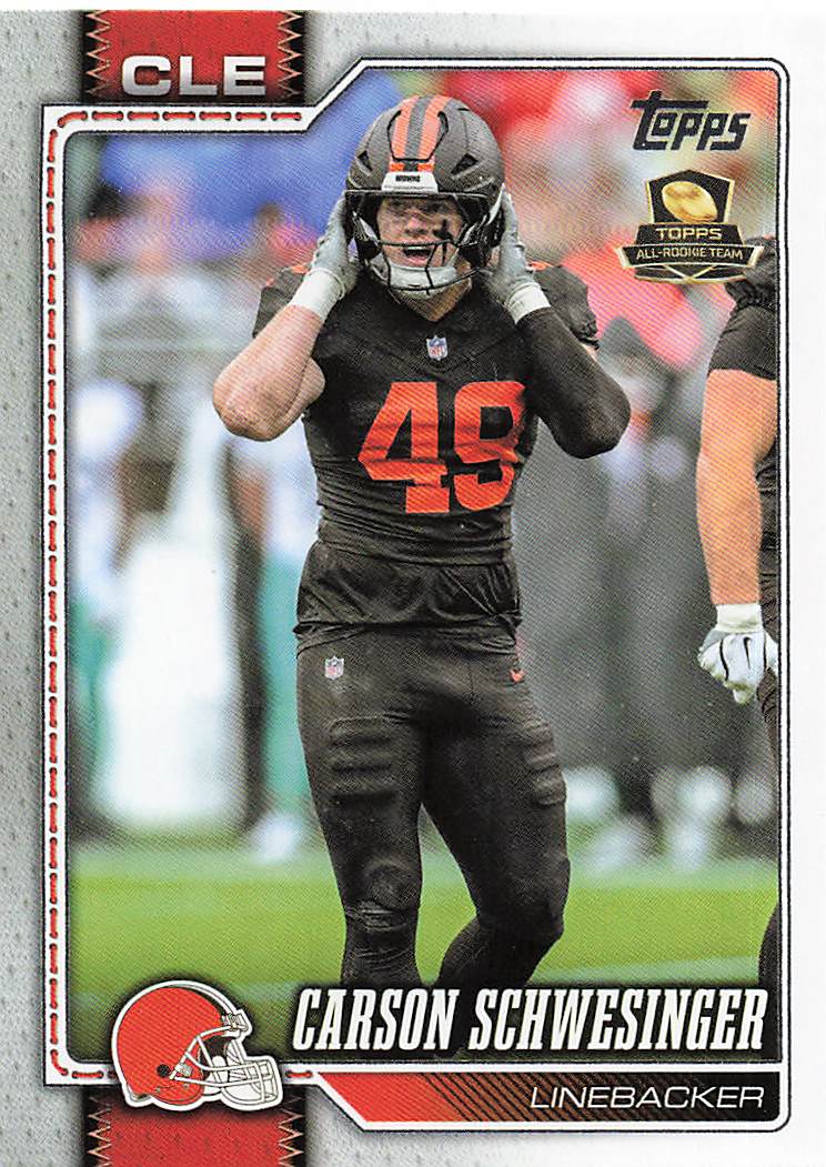 2026 Topps Flagship Football Carson Schwesinger #45