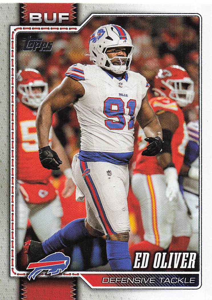 2026 Topps Flagship Football Ed Oliver #208