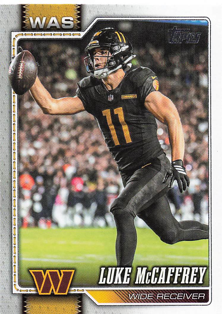 2026 Topps Flagship Football Luke McCaffrey #198