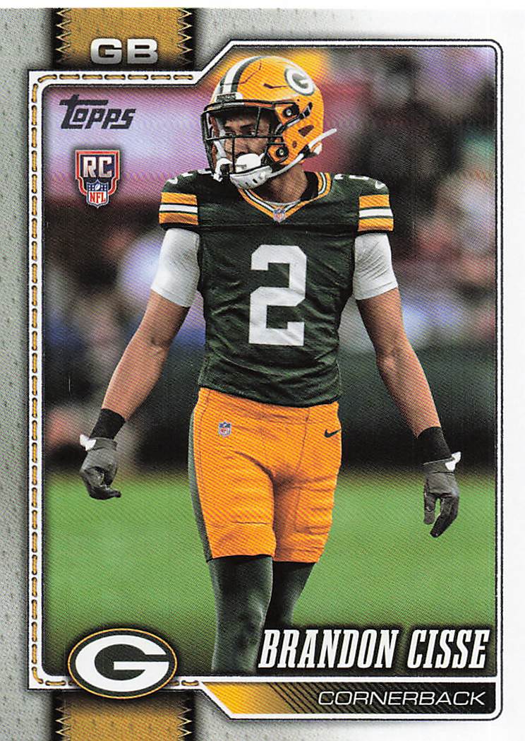 2026 Topps Flagship Football Brandon Cisse #375 RC