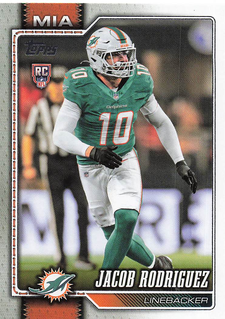 2026 Topps Flagship Football Jacob Rodriguez #378 RC
