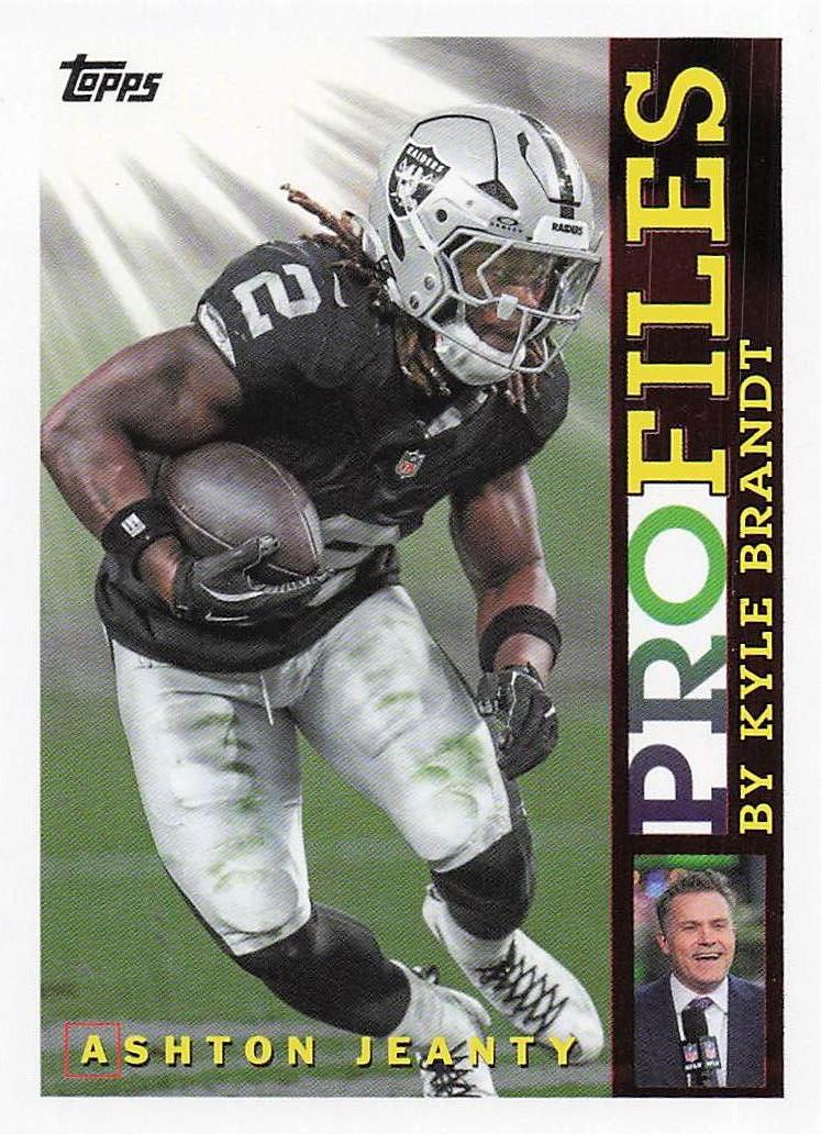 2026 Topps Flagship Football Topps Profiles Ashton Jeanty #TP-21