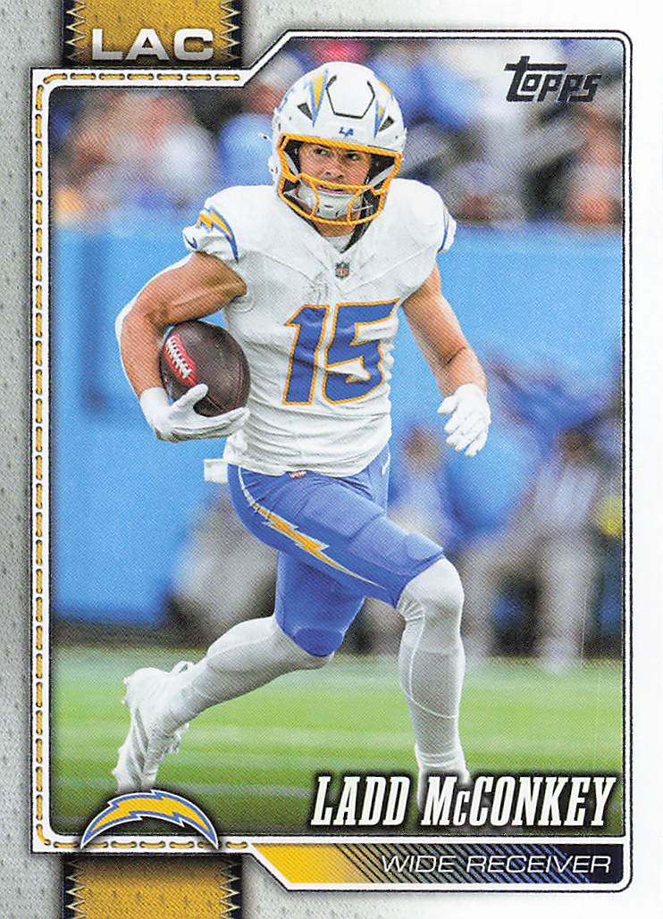 2026 Topps Flagship Football Ladd McConkey #104