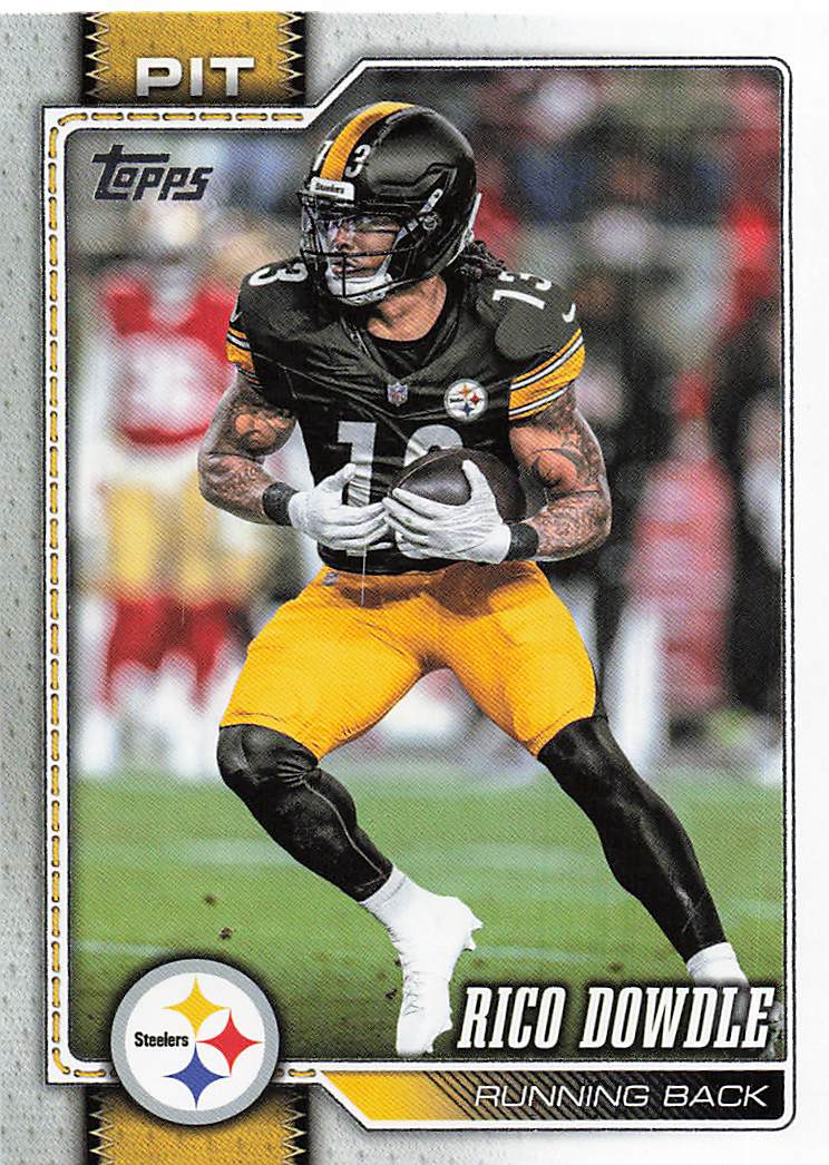 2026 Topps Flagship Football Rico Dowdle #30