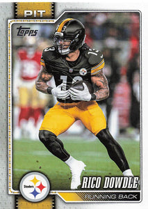 2026 Topps Flagship Football Rico Dowdle #30