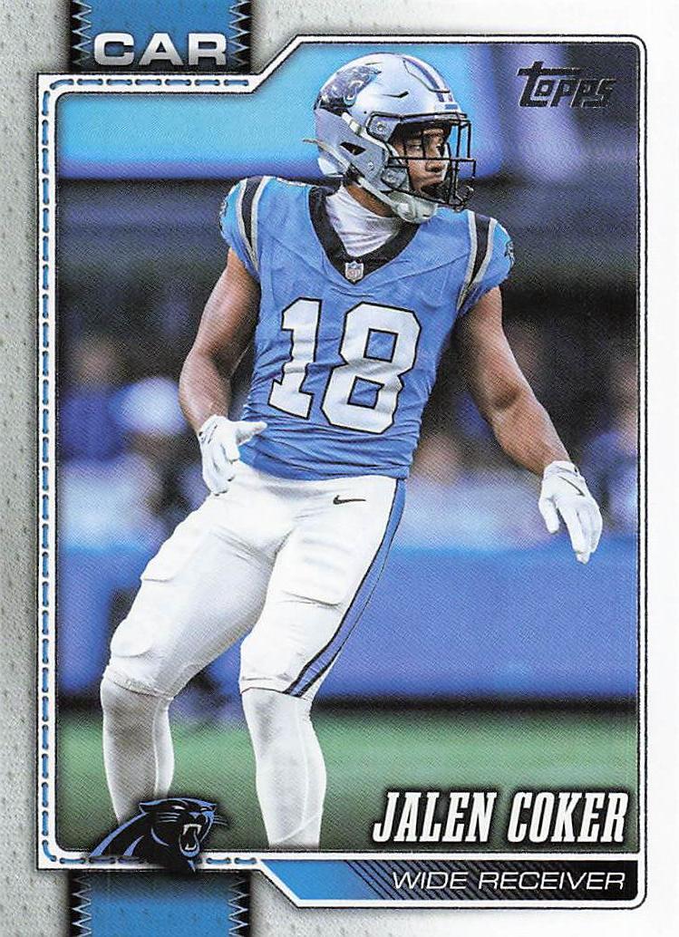 2026 Topps Flagship Football Jalen Coker #210