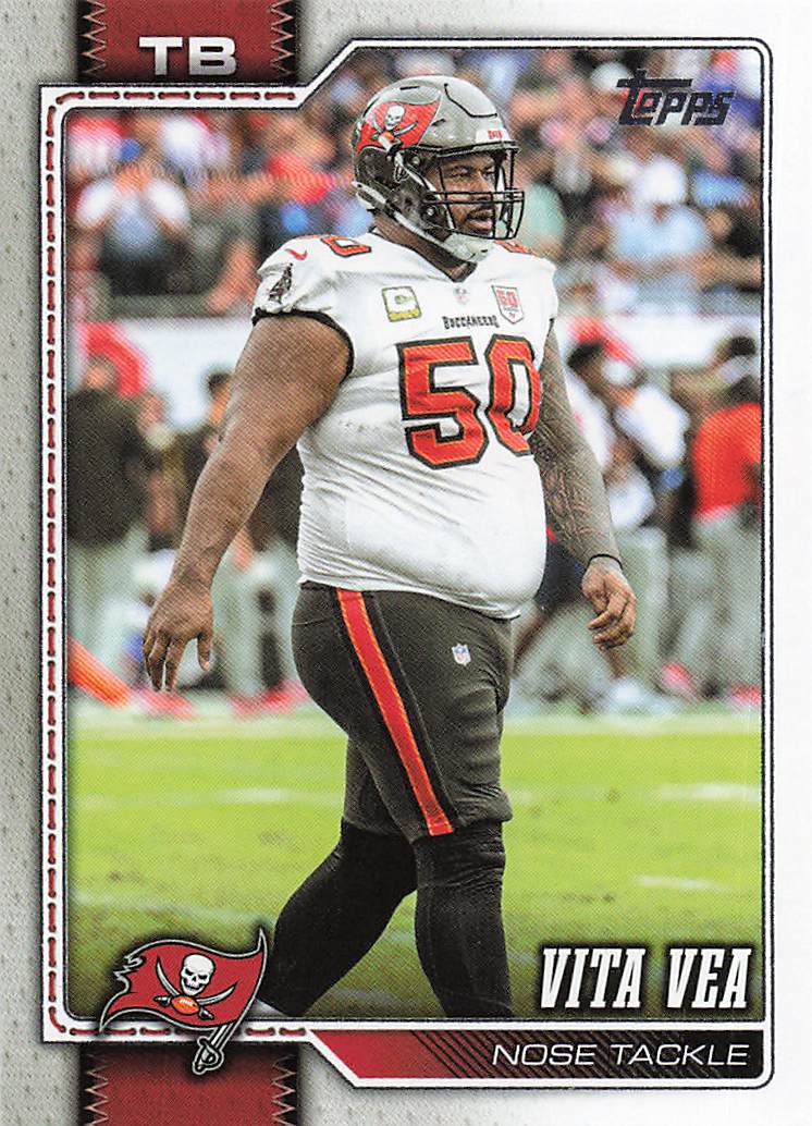 2026 Topps Flagship Football Vita Vea #191