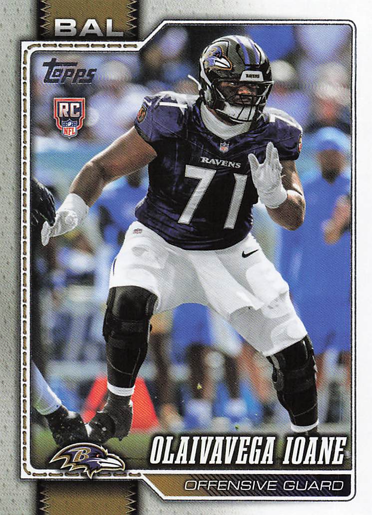 2026 Topps Flagship Football Olaivavega Ioane #362 RC
