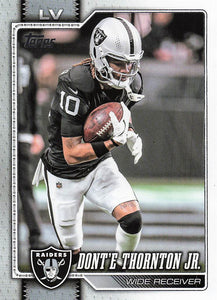 2026 Topps Flagship Football Dont'e Thornton Jr. #118