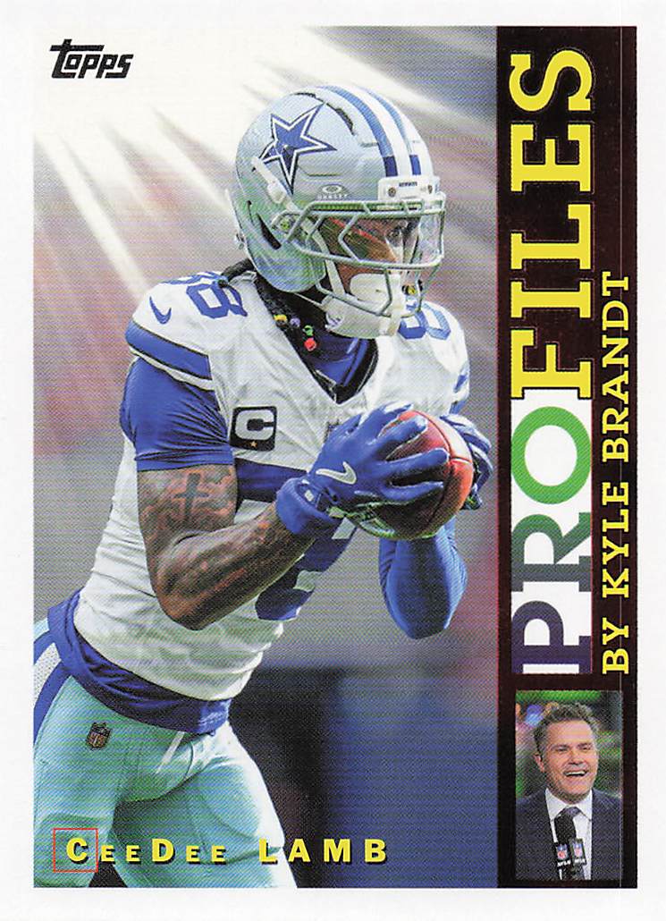 2026 Topps Flagship Football Topps Profiles CeeDee Lamb #TP-7