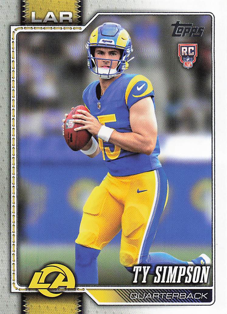 2026 Topps Flagship Football Ty Simpson #302 RC