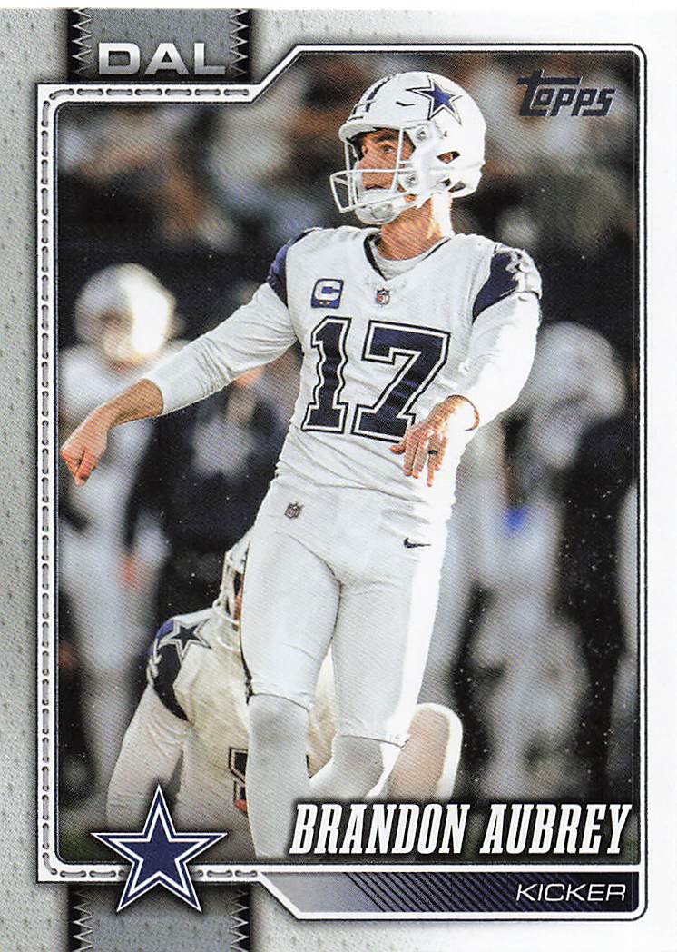 2026 Topps Flagship Football Brandon Aubrey #52