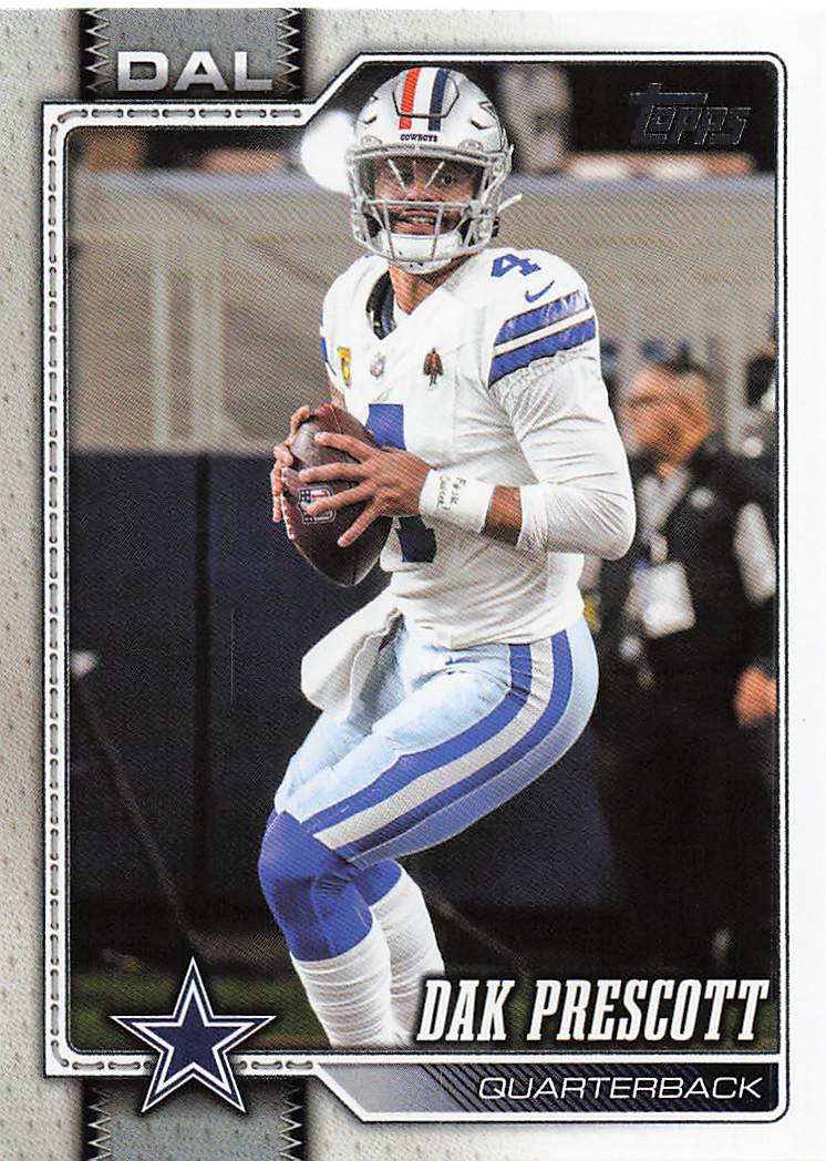 2026 Topps Flagship Football Dak Prescott #53