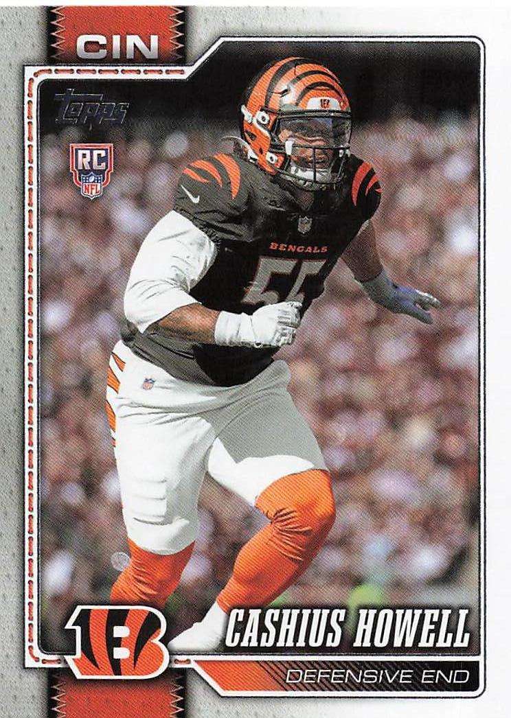2026 Topps Flagship Football Cashius Howell #357 RC
