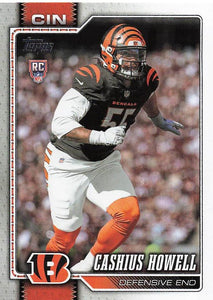 2026 Topps Flagship Football Cashius Howell #357 RC