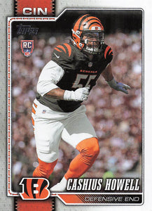 2026 Topps Flagship Football Cashius Howell #357 RC