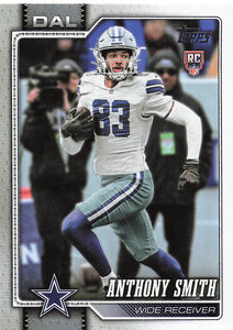 2026 Topps Flagship Football Anthony Smith #396 RC