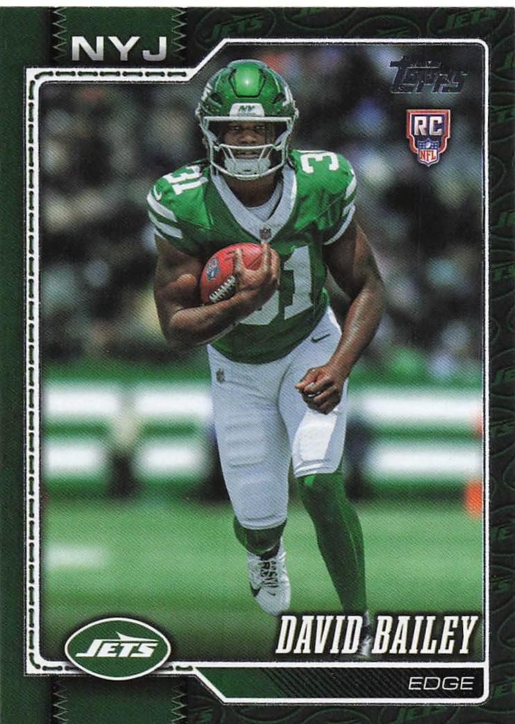 2026 Topps Flagship Football Team Color Border Variations David Bailey #343