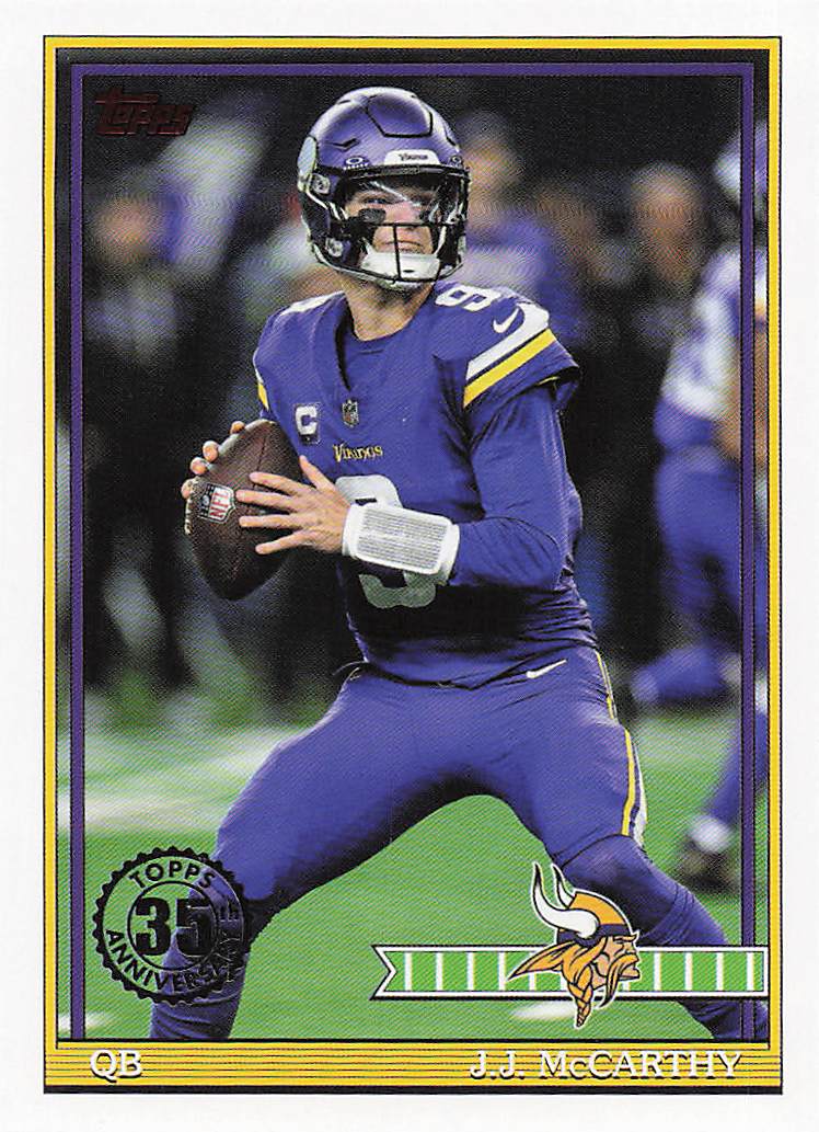 2026 Topps Flagship Football 1991 Topps Football J.J. McCarthy #91TF-41