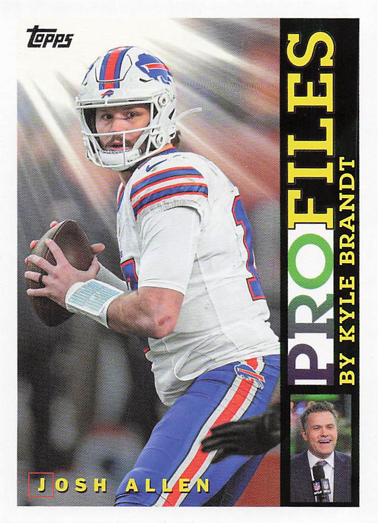 2026 Topps Flagship Football Topps Profiles Josh Allen #TP-20