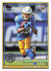 2026 Topps Flagship Football 1991 Topps Rookies Brenen Thompson #91TR-34