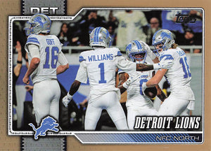 2026 Topps Flagship Football Gold 1362/2026 Detroit Lions #273