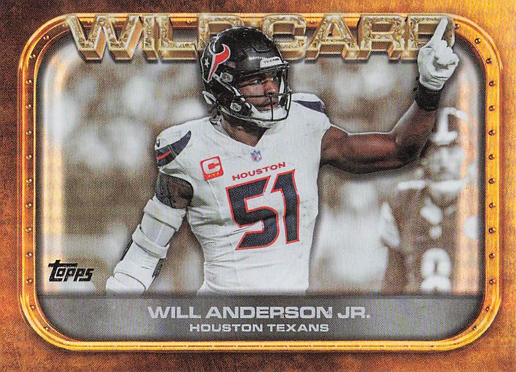 2026 Topps Flagship Football Wild Card Moments Will Anderson Jr. #WC-13