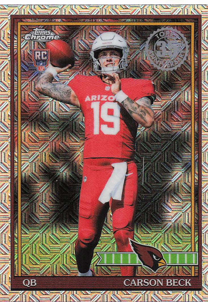 2026 Topps Flagship Football 1991 Topps Rookies Chrome Carson Beck #91TRC-5