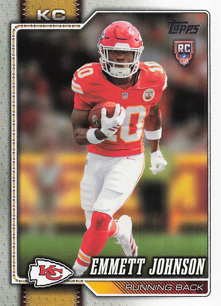 2026 Topps Flagship Football Emmett Johnson #313 RC