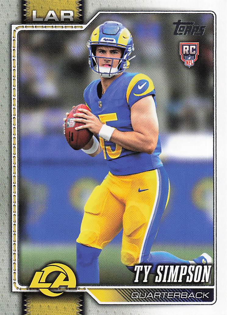 2026 Topps Flagship Football Ty Simpson #302 RC