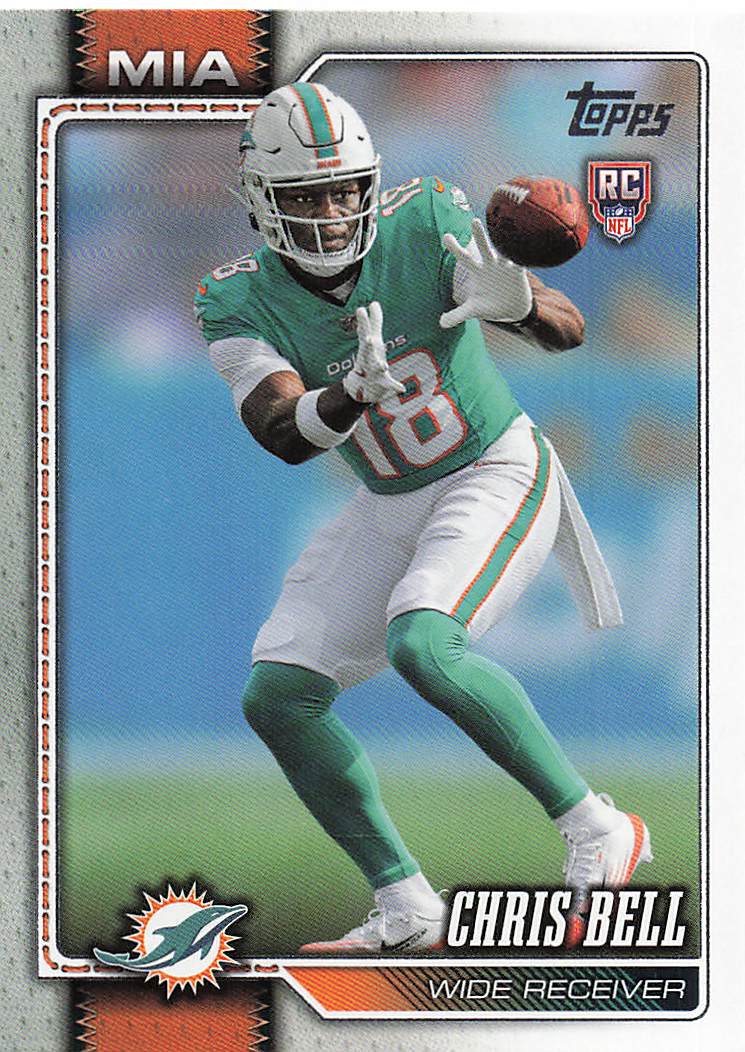 2026 Topps Flagship Football Chris Bell #324 RC