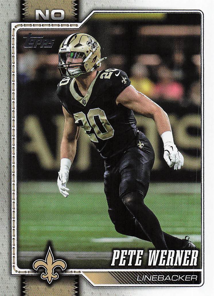 2026 Topps Flagship Football Pete Werner #44