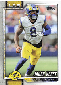 2026 Topps Flagship Football Jared Verse #231